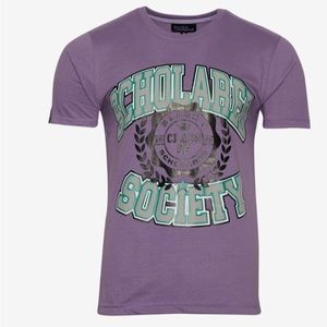 Black & Scholared Scholared Society T-Shirt Sz M.